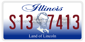 S137413 license plate in Illinois