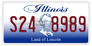 S248989  license plate in IL