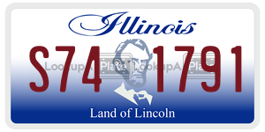 S741791  license plate in IL