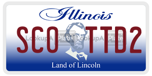 SCOTTD2 license plate in Illinois