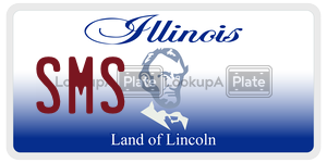 SMS license plate in Illinois