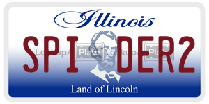 SPIDER2  license plate in IL