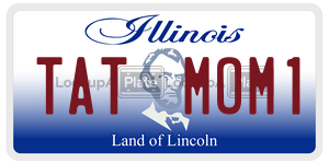 TATMOM1  license plate in IL
