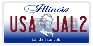 USAJAL2 license plate in Illinois