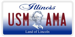 USMAMA license plate in Illinois