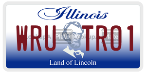WRUTRO1  license plate in IL