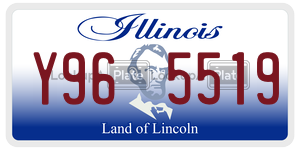 Y965519  license plate in IL