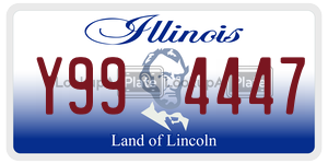 Y994447  license plate in IL