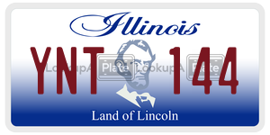 YNT144 license plate in Illinois