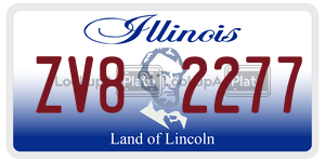 ZV82277 license plate in Illinois