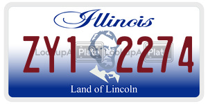 ZY12274 license plate in Illinois