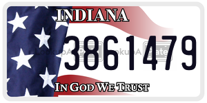 3861479 license plate in Indiana