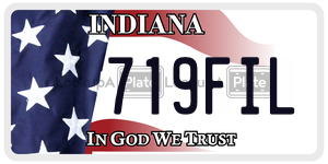 719FIL  license plate in IN