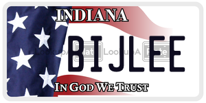 BIJLEE  license plate in IN