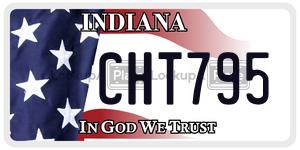CHT795  license plate in IN