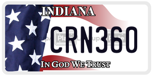 CRN360  license plate in IN