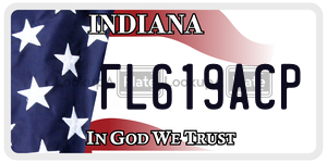 FL619ACP  license plate in IN