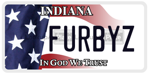 FURBYZ  license plate in IN