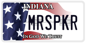 MRSPKR  license plate in IN