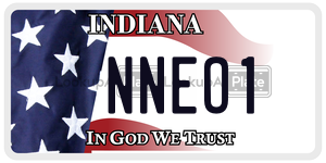 NNEO1  license plate in IN