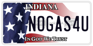NOGAS4U  license plate in IN