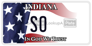SO  license plate in IN