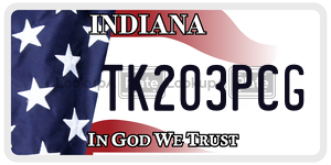TK203PCG  license plate in IN