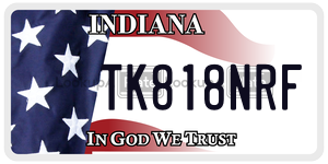 TK818NRF  license plate in IN