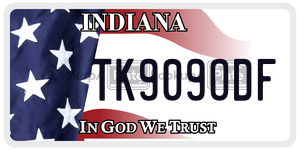 TK909ODF  license plate in IN