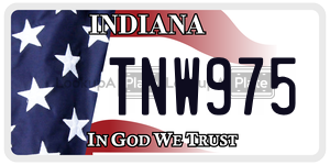 TNW975  license plate in IN