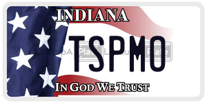 TSPMO  license plate in IN