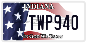 TWP940  license plate in IN