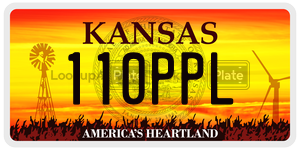 110PPL  license plate in KS