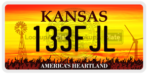 133FJL  license plate in KS