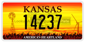 14237  license plate in KS