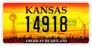 14918 license plate in Kansas