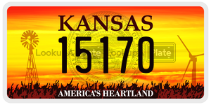 15170  license plate in KS