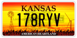 178RYV  license plate in KS
