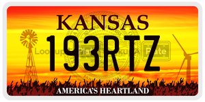 193RTZ  license plate in KS