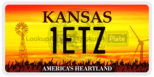 1ETZ  license plate in KS