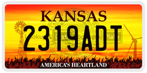 2319ADT  license plate in KS