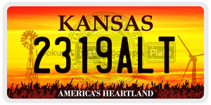 2319ALT  license plate in KS