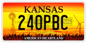 240PBC  license plate in KS