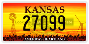 27099  license plate in KS
