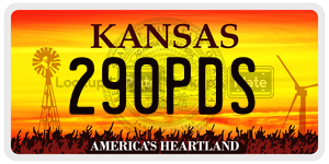 290PDS  license plate in KS