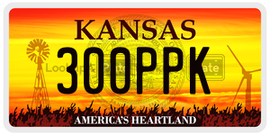 300PPK  license plate in KS