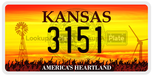 3151  license plate in KS