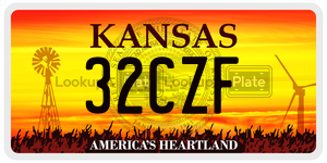 32CZF  license plate in KS