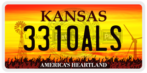 3310ALS  license plate in KS
