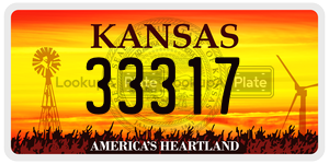 33317 license plate in Kansas